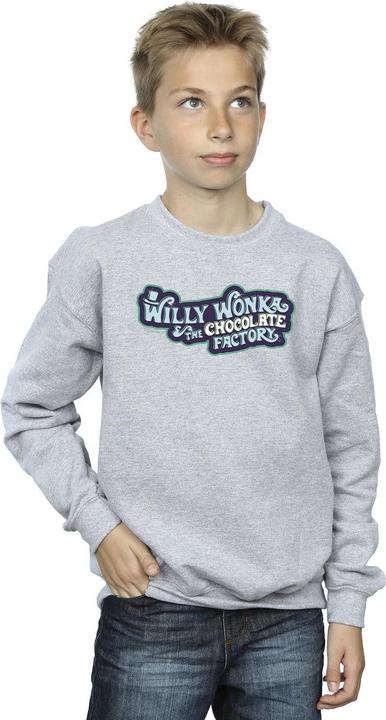 Immagine prodotto Willy Wonka & the Chocolate Factory Chocolate Factory Logo Felpa Ragazzi (152, 158)