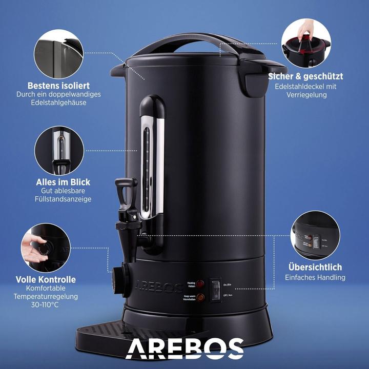 Image du produit Arebos Chaudière à vin chaud