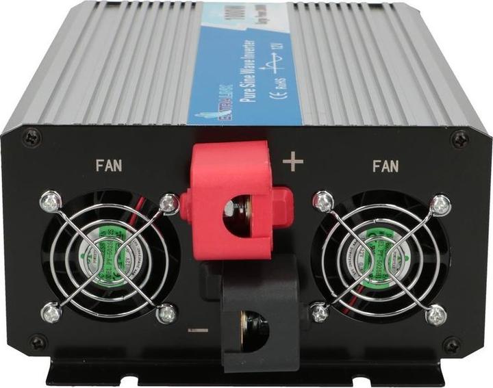 Actual product image Extralink VOLTAGE CONVERTER -,, PURE SINUS OPIP-1000W power adapter/inverter Auto Aluminium