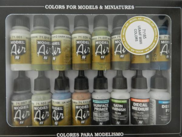 Image du produit Vallejo USAAF Aircraft WWII (16 couleurs) Model Air