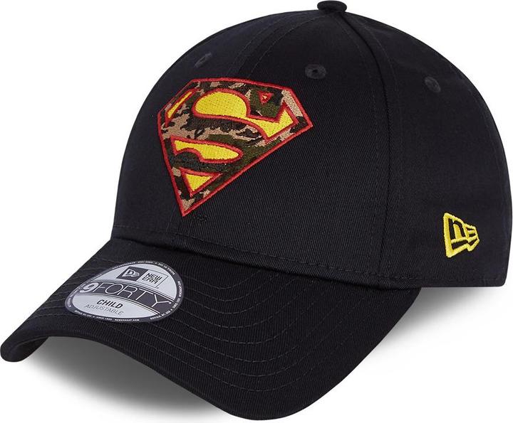 New Era 9Forty Kinder Cap - Infill SUPERMAN schwarz - Child (53, 52 C, 54 C)