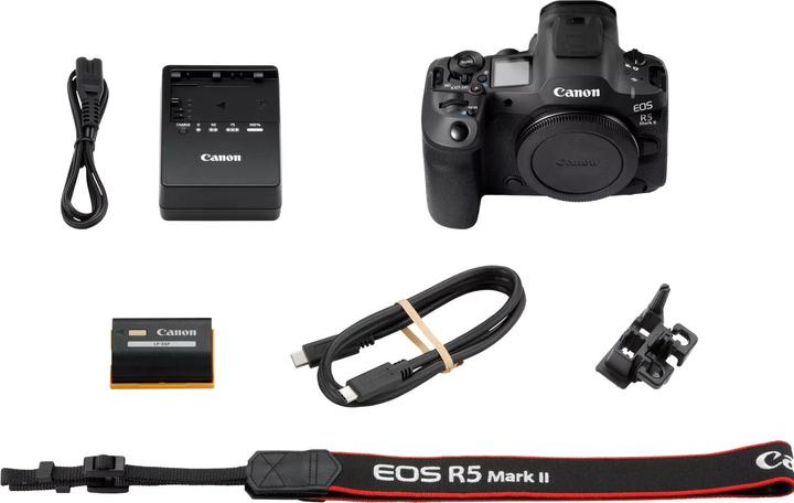 Actual product image Canon EOS R5 Mark II (45 Mpx, Full frame)