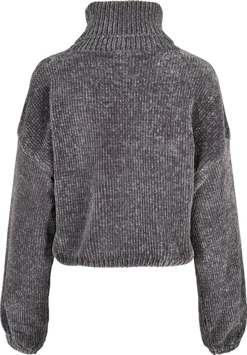 Actual product image Urban Classics Ladies Short Chenille Turtleneck Sweater - 13801 (5XL)