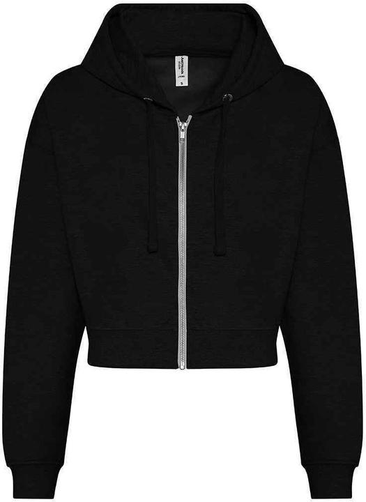 Actual product image Awdis Cropped hoodie with full-length zip (XL)