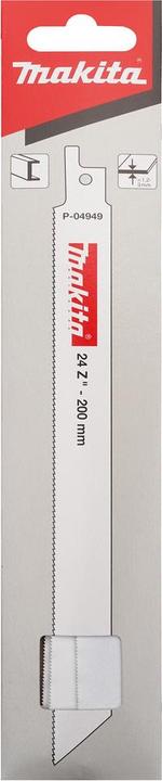 Immagine prodotto Makita P-04949 Lame per sega diritta 200X0,9MM (24TPI), 5 pezzi, per metallo