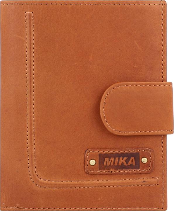 Mika Geldbörse Leder 10 cm