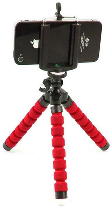 Actual product image PhoneLook Mini trépied Octopus en mousse pour téléphone avec clip universel (Metal)