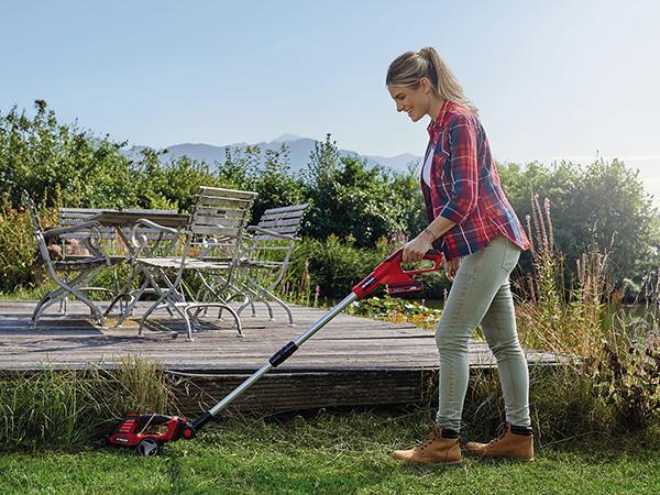 Immagine prodotto Einhell Cesoie per erba e arbusti a batteria 18 V GE-CG 18/100 LiT Power X-Change (Tagliasiepi a batteria)