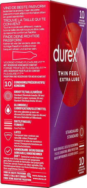 Produktbild Durex Thin Feel Extra Lube (10 Stk.)