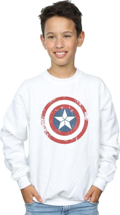 Image du produit - Sweat CAPTAIN AMERICA CIVIL WAR DISTRESSED SHIELD - Garçon (116)