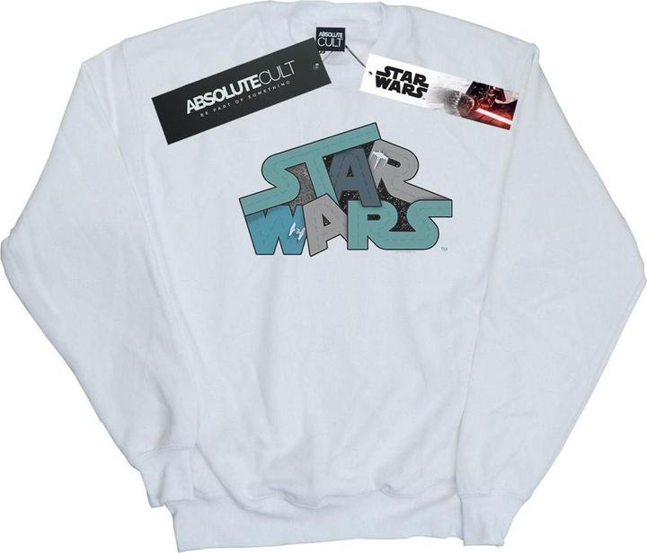 Actual product image Star Wars Mens Death Star Jumble Logo Sweatshirt (L)