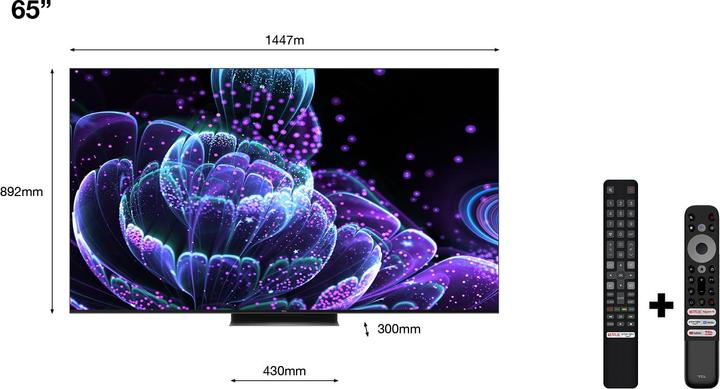 Actual product image TCL 65C835 (65", C835, QLED, 4K, 2022)