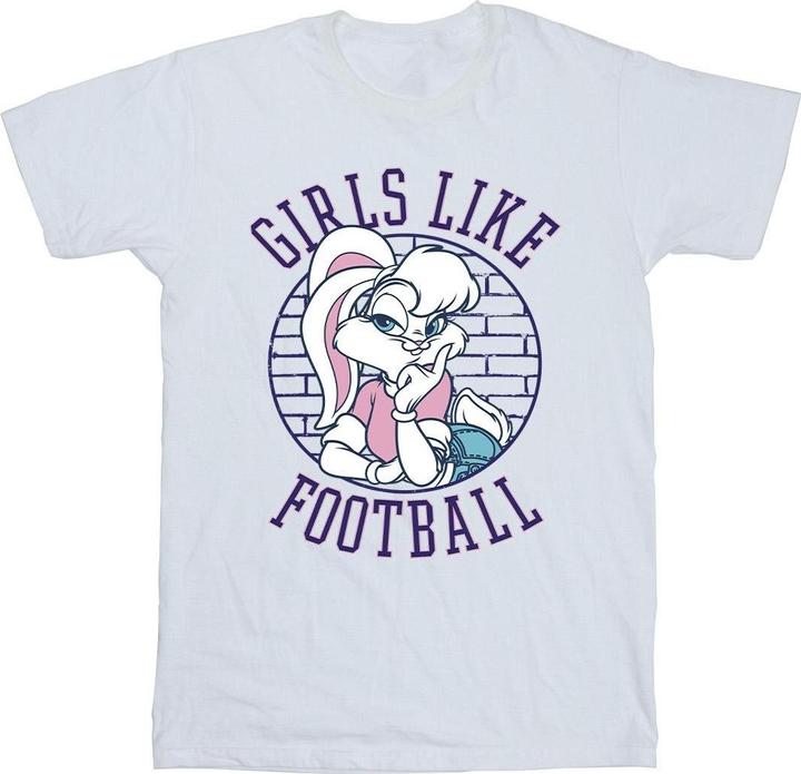 Produktbild Looney Tunes Lola Bunny Girls Like Football TShirt (L)