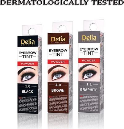 Produktbild Delia Cosmetics Delia - Henna for eyebrows 4.0 Bronze 2g