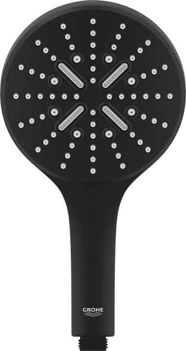 Produktbild Grohe Handbr RAINSHOWER SMARTACTIVE 130 3 Strahlarten phantom black (3 Strahlarten)