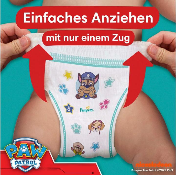 Actual product image Pampers Baby-Dry Pants Paw Patrol (Size 6, Monthly box, 138 Piece)