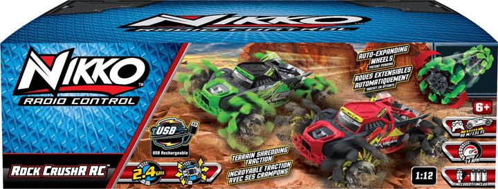 Actual product image Nikko RC 19069 Rock CrushR, remote-controlled RC car, off-road vehicle up to 14 km/h, automatic offfa