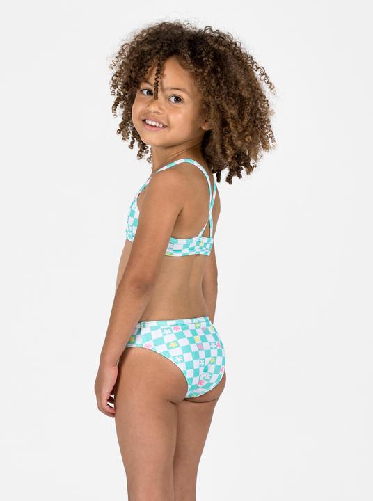 Immagine prodotto Olaian Bikini-Set Surfen Mädchen gekreuzte Träger Boni grün/weiss (122)