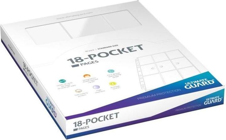 Produktbild Ultimate Guard UGD010483 - 18-Pocket Side-Loading Pages (50), weiss