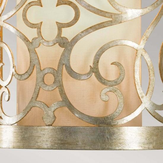 Produktbild Elstead Lighting Arabesque Wandleuchte E14 Blattsilber Patina (E14)