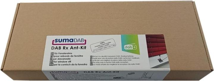 Actual product image Sumadab DAB+ receiving antenna kit (Monopole antenna, DAB/ DAB+)