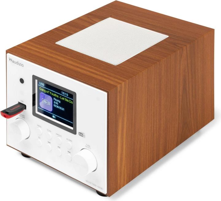 Actual product image Audizio DAB+ Radio Vieste Weiss, Radio Tuner: FM, DAB+ (FM, DAB+, Bluetooth)