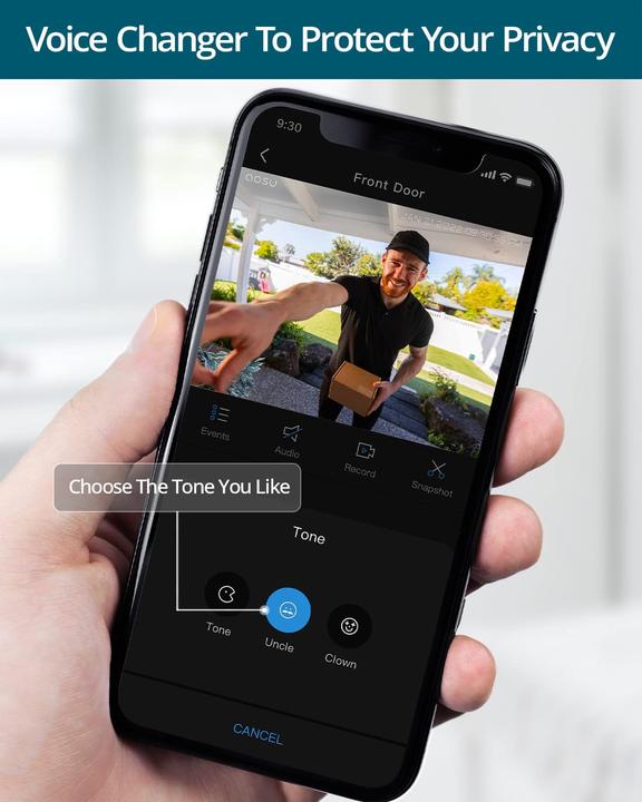 Immagine prodotto Aosu Campanello con telecamera (WiFi)