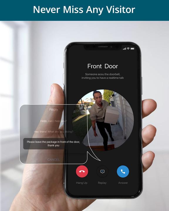 Immagine prodotto Aosu Campanello con telecamera (WiFi)