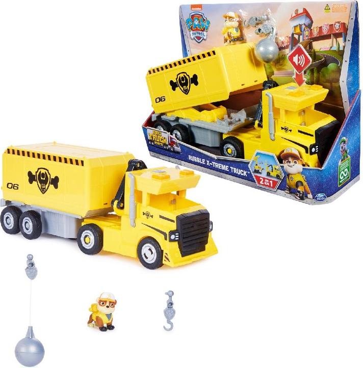 Actual product image Spin Master Paw Patrol Big Truck Pups Rubble's Mega Truck