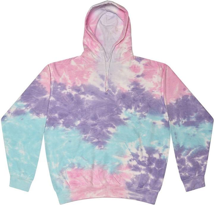 Colortone Kvinnor Rainbow Hoodie Kapuzenpullover BatikOptik
