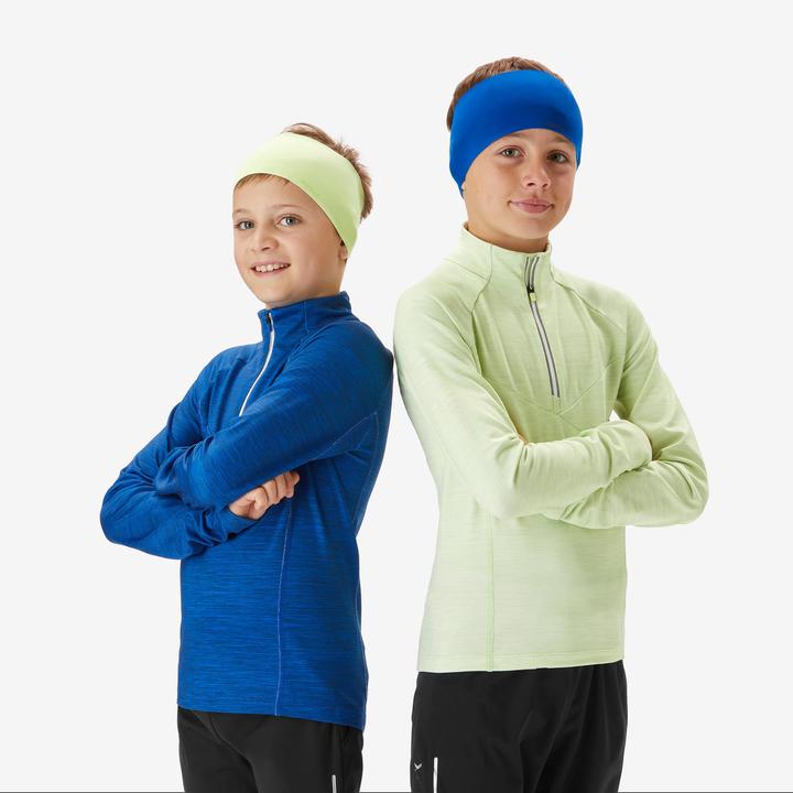 Image du produit Inovik Maillot de ski de fond enfant manches longues - XC S TS 100 jaune (140)