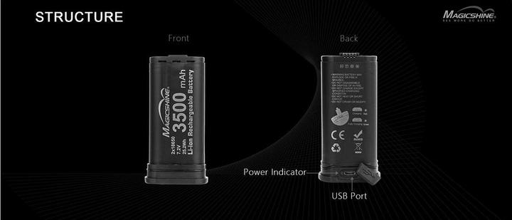 Image du produit Olight Pack d'accumulateurs 3500 mAh pour Allty 2000
