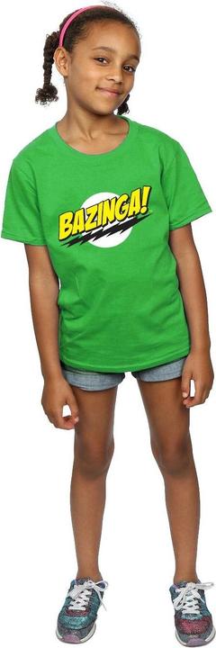 Actual product image Dam Girls Bazinga Cotton T-Shirt (128)