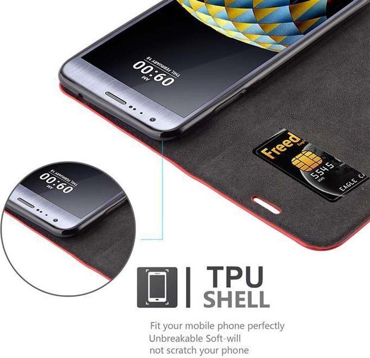 Actual product image Cadorabo Book Invisible Magnet Cover (LG X Cam)