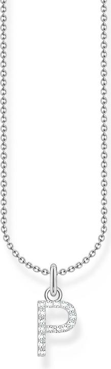 Produktbild Thomas Sabo Kette mit Buchstaben-Anhänger P Silber (925er Silber, 38 - 45 cm)
