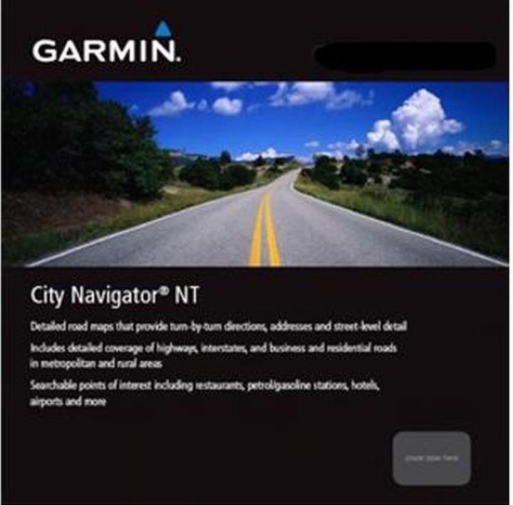 Actual product image Garmin City Navigator NT Middle East and North Africa