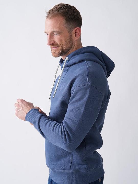 Produktbild KnowledgeCotton Apparel Loose Kangaroo Pocket Sweat with Embroidery (XL)