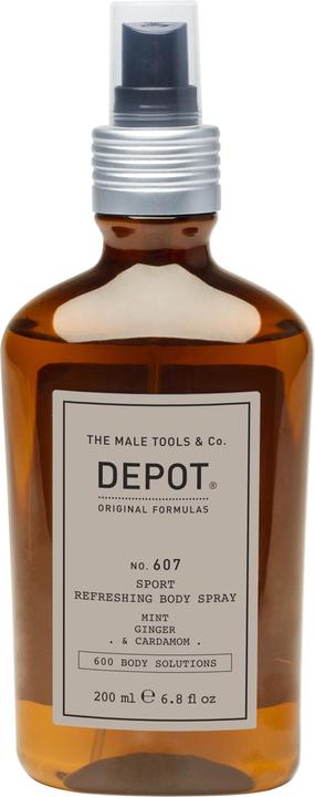 Actual product image Depot No. 607 Sport Refreshing Body Spray Moisturiser for Men's Body (Body lotion, 200 ml)