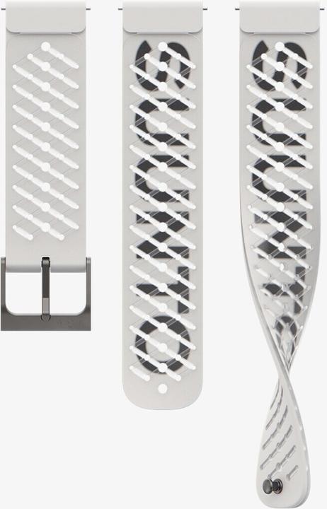 Suunto 22 Ath5 Silicone Strap Pearl White S+M (22 mm, Silikon)