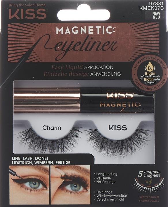 Actual product image KISS Magnetic Eyeliner & Lash Kit (Artificial eyelashes)