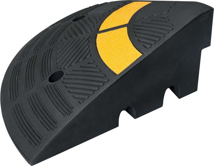 Moravia MORION Bordstein-Rampe Gummi Abschlusselement, 360x360x100 mm (36 cm)