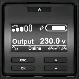 Productafbeelding APC SRT1000RMXLI (1000 VA, 1000 W, Online dubbele transformator UPS)