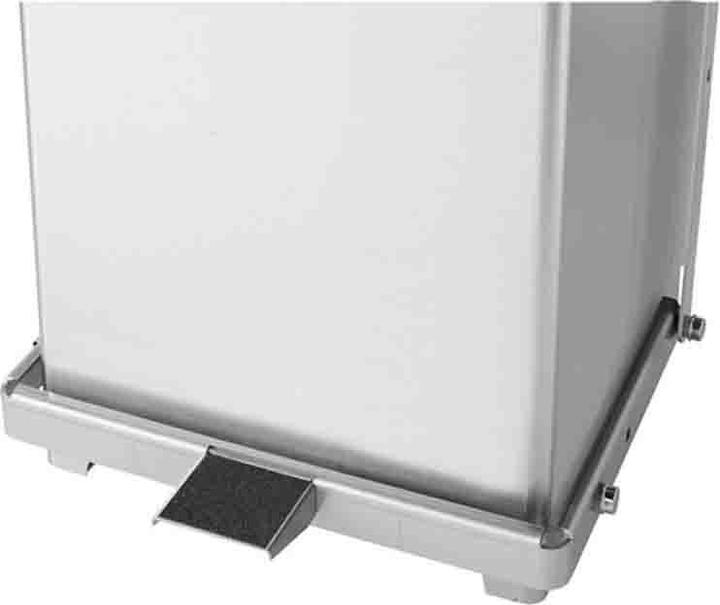 Actual product image Rubbermaid Retractable Barrier Post PE Yellow Safety Barrier, Caution