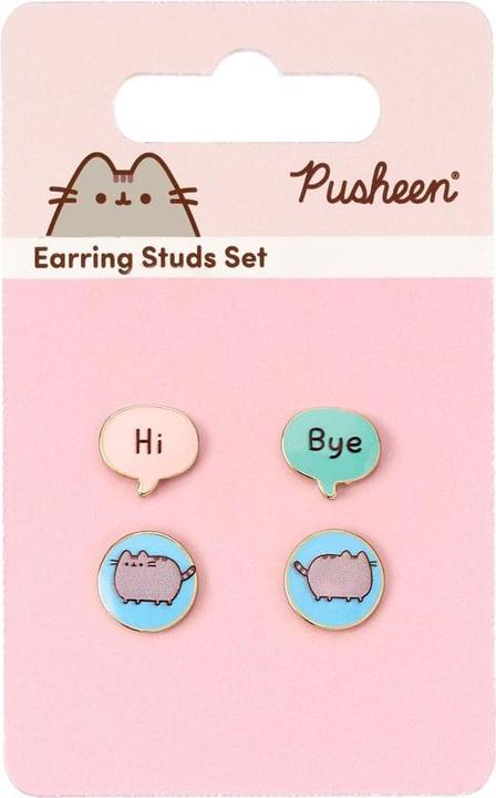Produktbild Carat PUSHEEN - Hi & Bye - Set de 2 Paires de Boucles d'Oreilles (Emaille, Zinklegierung)
