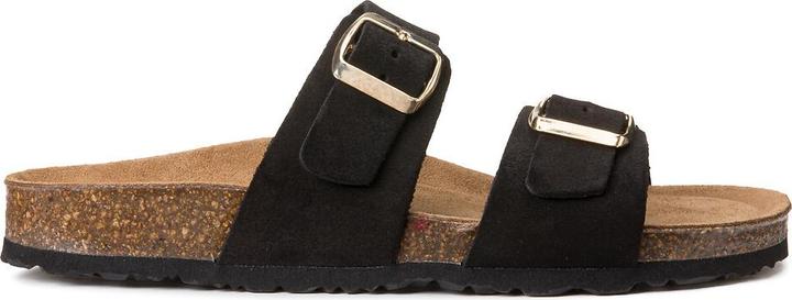 Produktbild La Redoute Collections Pantoletten mit 2 Riemen aus Veloursleder (39)