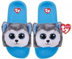 Ty Gear Slush – Graue Husky-Hausschuhe (36, 37, 38, 39)