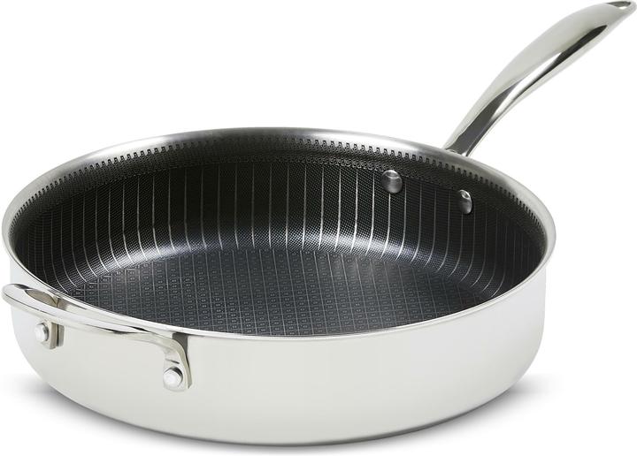Immagine prodotto Livington Titan Pan (26.50 cm, Padella per friggere, Acciaio inossidabile, Alluminio)