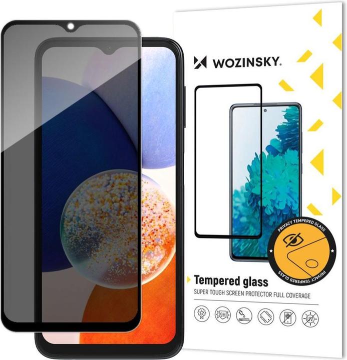 Wozinsky Privacy Glass Panzerglas für Samsung Galaxy A23 mit Anti Spy Blickschutzfilter (1 Stück, Samsung Galaxy A23)
