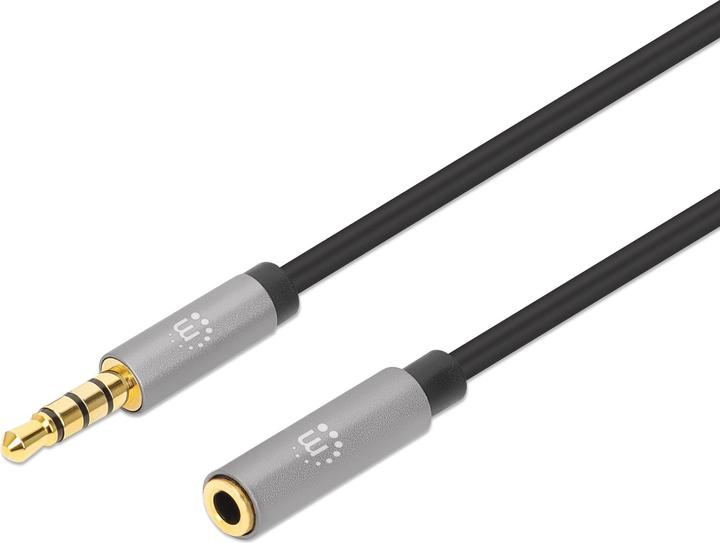 Produktbild Manhattan Audio-Verlängerungskabel Aux / Klinke (5 m, Verlängerung)