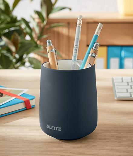 Actual product image Leitz Pencil case Cosy 53290089 grey 92x92x138mm